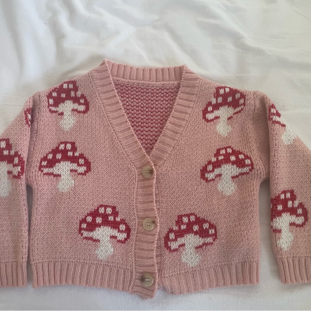 nwot 4 t Shein mushroom cardigan